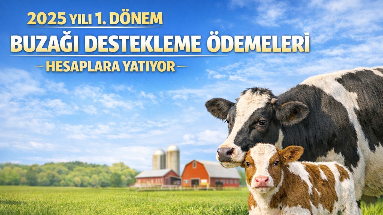 2025 Yılı 1. Dönem Buzağı Destekleme Ödemeleri Hesaplara Yatıyor